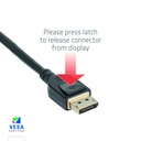 DisplayPort™ 1.4 HBR3 8K 28AWG Cable M/M 3m /9.84ft