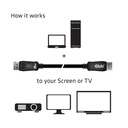 DisplayPort™ 1.4 HBR3 Cable Male/Male 2m/6.56ft 28AWG