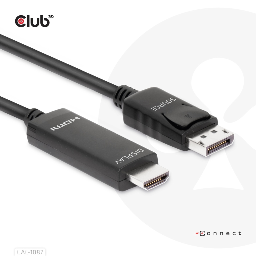 DisplayPort™ 1.4 to HDMI™ 4K120Hz or 8K60Hz HDR10 Cable M/M 3m/9.84ft