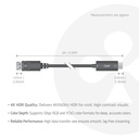 DisplayPort™ 1.4 to HDMI™ 4K60Hz Cable with HDR M/M 2 m / 6.56ft 32 AWG