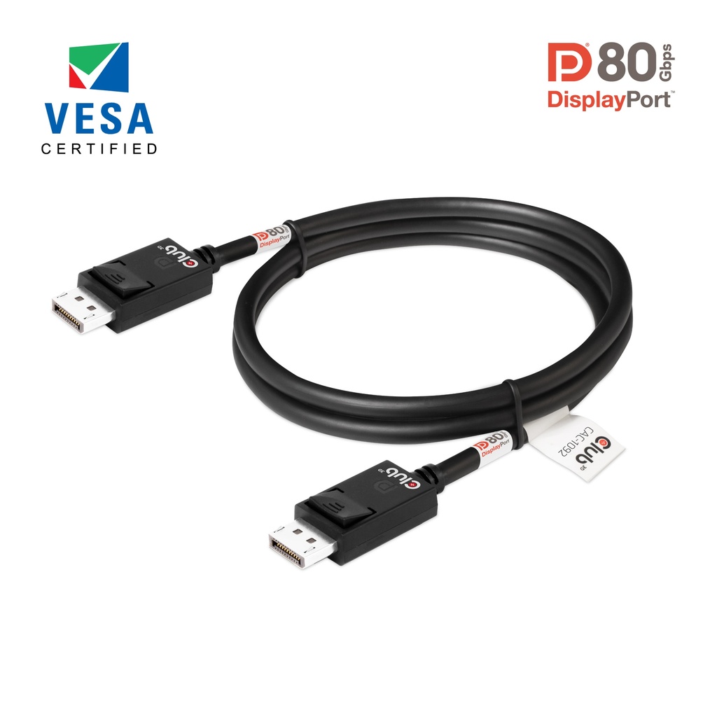 DisplayPort™ 2.1 VESA DP™80 Certified Cable 8K240Hz 1.6m/5.25ft