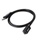 Mini DisplayPort™ 1.4 to DisplayPort™ Extension Cable 8K60Hz DSC 1.2 HBR3 HDR Bidirectional F/M 1m/3.28ft