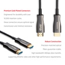 HDMI™ Hybrid AOC Cable 8K60Hz/4K120Hz 50m / 164.04ft
