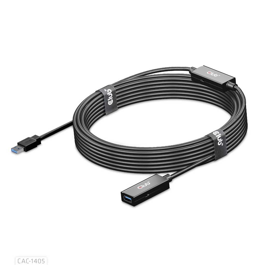 USB-A 5Gbps Active Repeater Cable 10m / 32.8ft M/F 28AWG