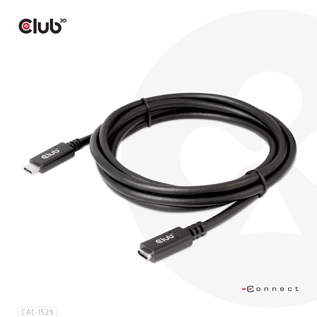 USB-C® Extension Cable 5Gbps 60W(20V/3A) 4K60Hz M/F 2m/6.56ft 