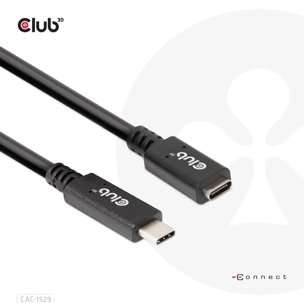 USB-C® Extension Cable 5Gbps 60W(20V/3A) 4K60Hz M/F 2m/6.56ft 