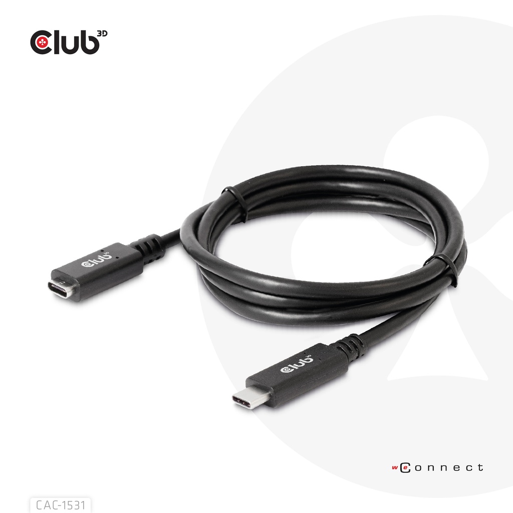 USB-C® Extension Cable 5Gbps 60W(20V/3A) 4K60Hz M/F 1m/3.28ft 