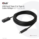 USB-C® 10Gbps to -A Cable M/F 5m/16.4ft