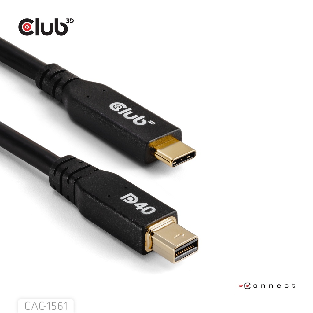 USB-C® to MiniDisplayPort™ DP™40 Bidirectional Vesa Certified Cable 2m/6.56ft