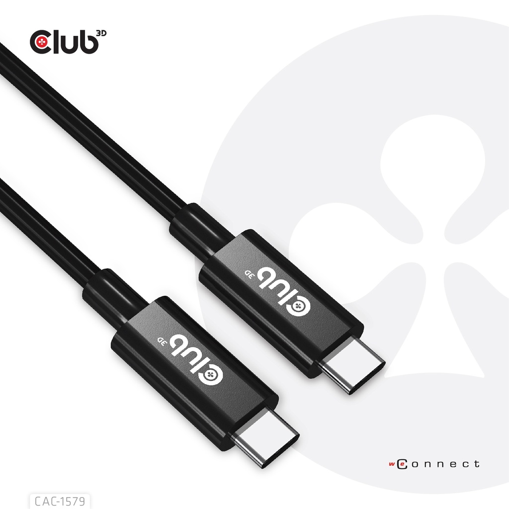 USB-C® 40Gbps Cable 8K60Hz or 4K120Hz, PD 240W(48V/5A) EPR M/M 3m / 9.84ft
