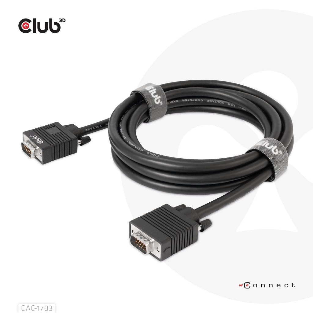 VGA Cable Bidirectional M/M 3m/9.84ft 28AWG