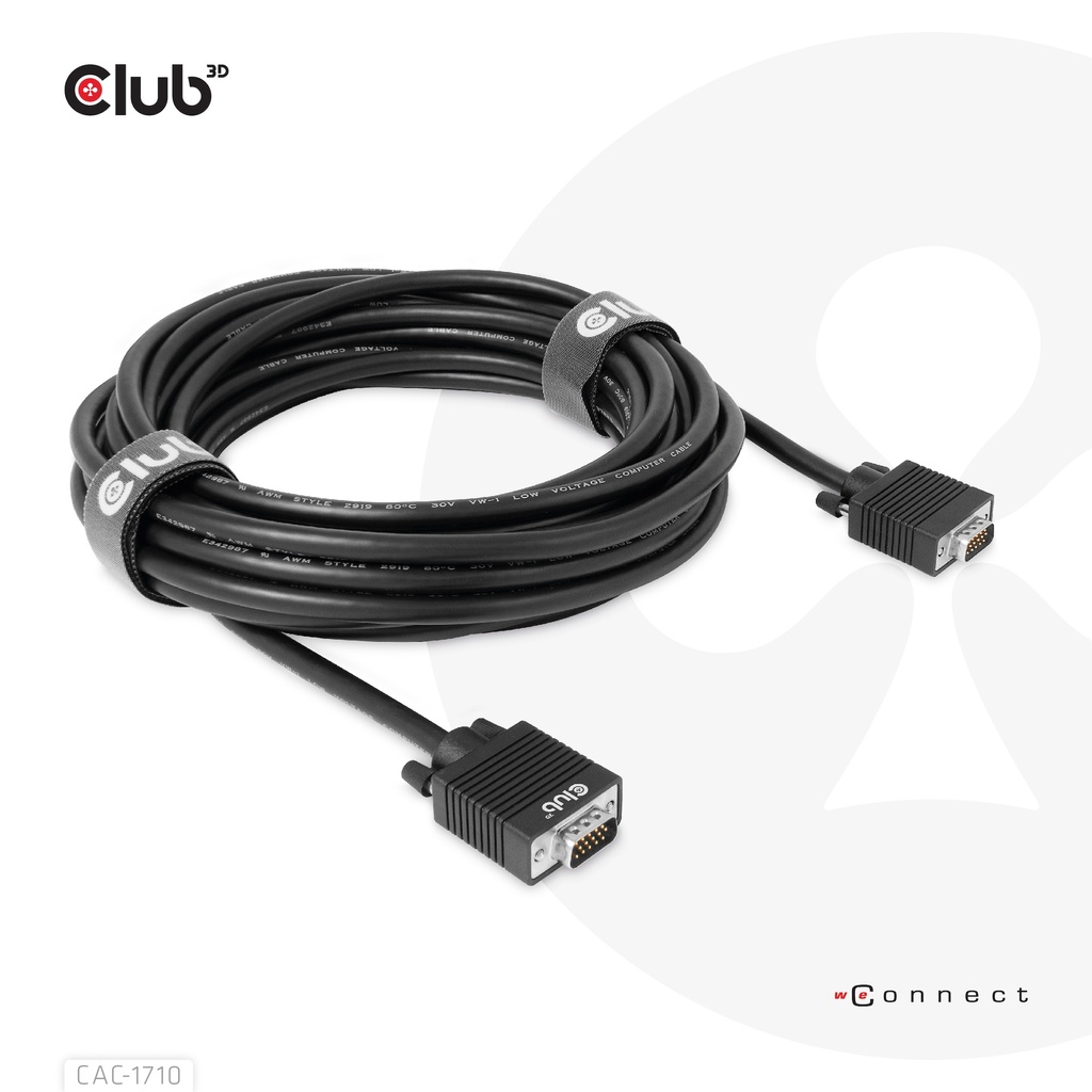 VGA Cable Bidirectional M/M 10m/32.8ft 28AWG