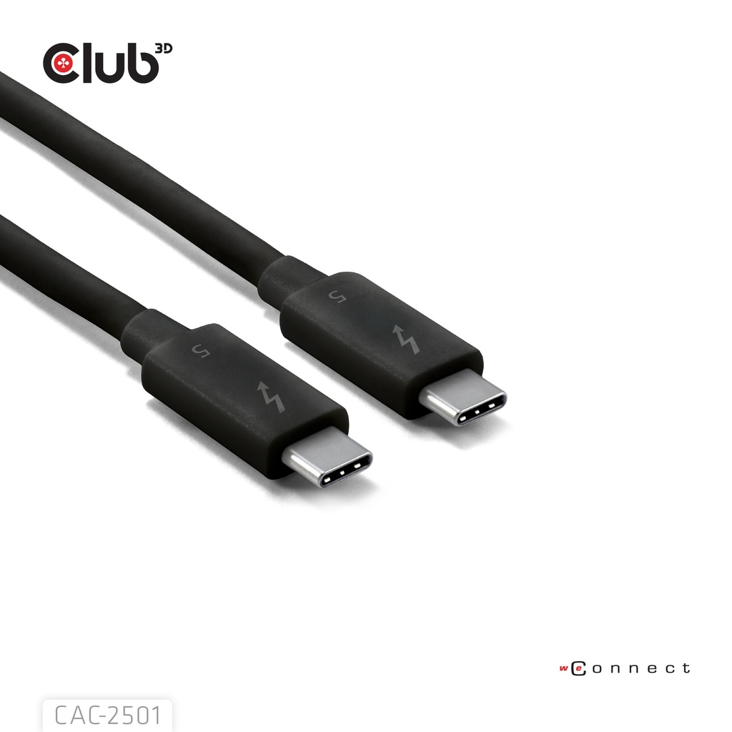 Thunderbolt™ 5 Certified 8K240Hz Data 80/120 Gbps EPR 240 Watt Cable M/M 1m / 3.28ft