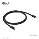 Thunderbolt™ 5 Certified 8K240Hz Data 80/120 Gbps EPR 240 Watt Cable M/M 1m / 3.28ft