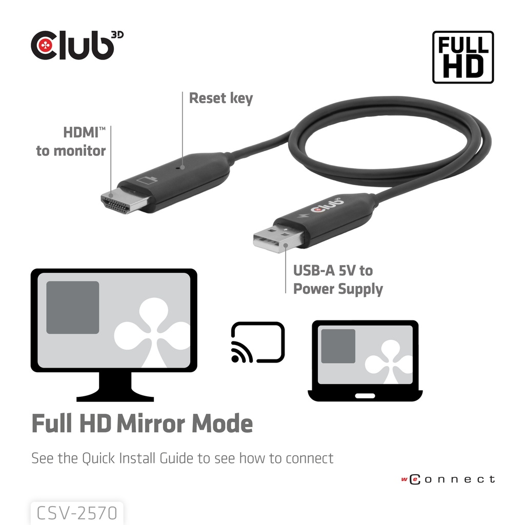 Wireless USB-C® to HDMI™