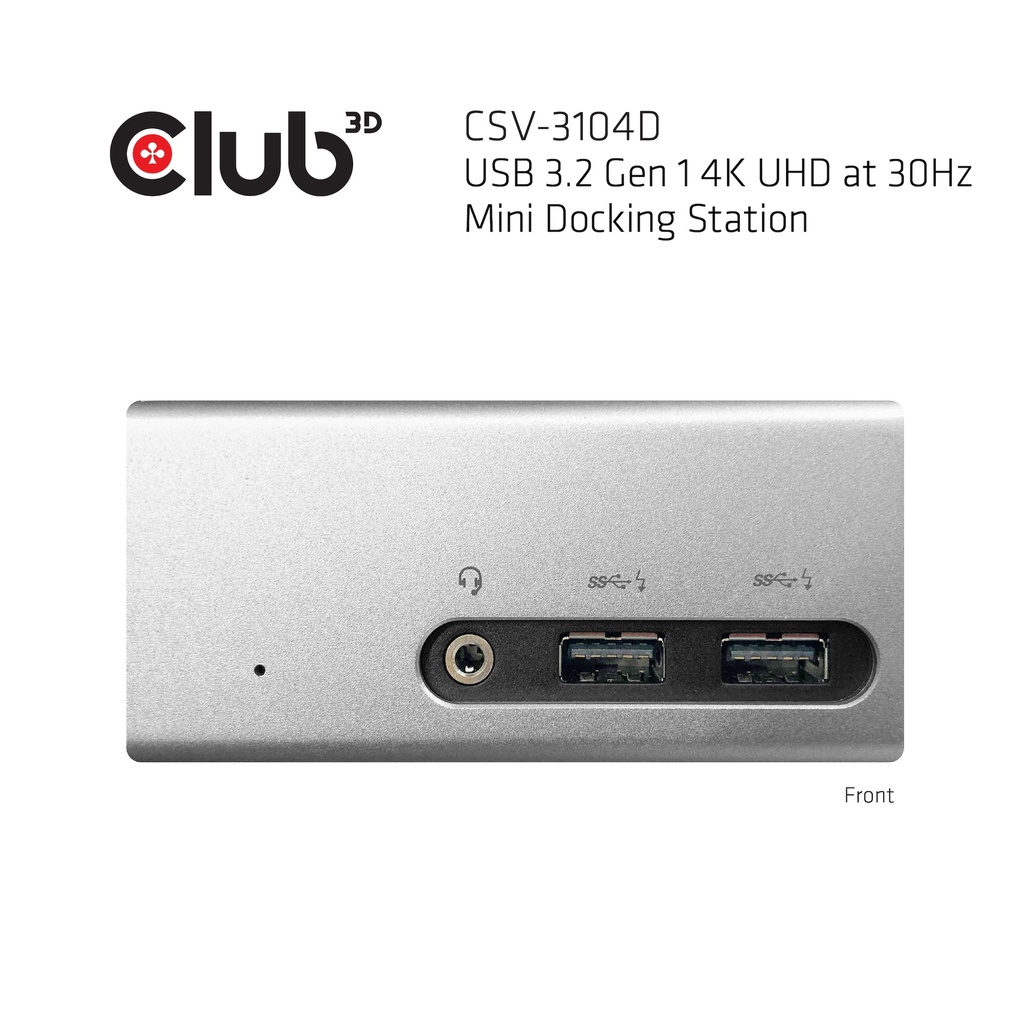 USB-A 5Gbps 4K UHD at 30Hz Mini Docking Station Ultra slim Design