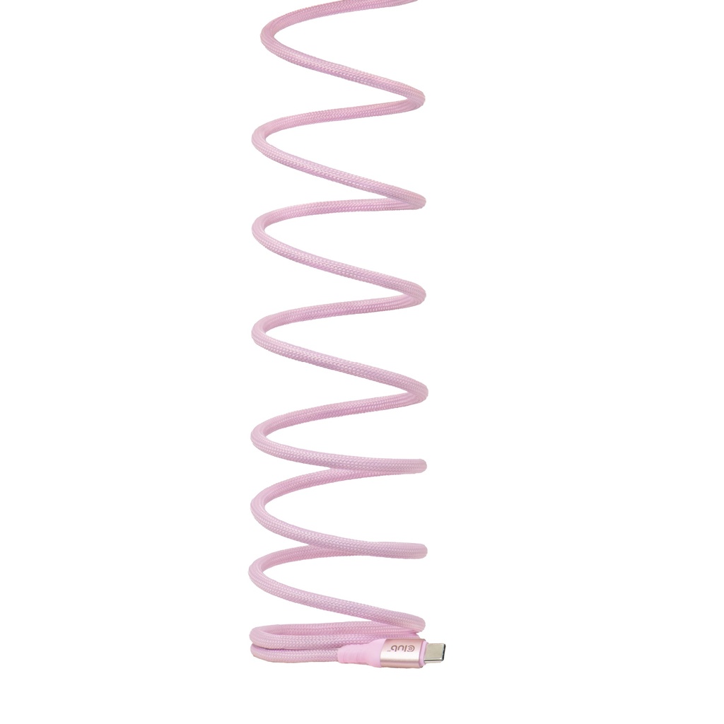 Magnetic USB type C Cable 240 Watt 2m Baby Pink