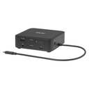 12-1 USB-C® Quad DisplayLink Docking Station 2x DisplayPort™ 8K60Hz + 2x HDMI™ 4K60Hz PD3.0 100Watt Ethernet 2.5G