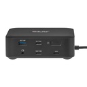 12-1 USB-C® Quad DisplayLink Docking Station 2x DisplayPort™ 8K60Hz + 2x HDMI™ 4K60Hz PD3.0 100Watt Ethernet 2.5G