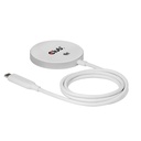 Qi2 25W Wireless Charger White Qi 2.2 MagSafe Compatible Magnetic Pad