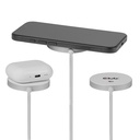 Qi2 25W Wireless Charger White Qi 2.2 MagSafe Compatible Magnetic Pad