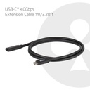 USB-C® 40Gbps Extension Cable 1m/3.28ft 240W 8K60Hz M/F