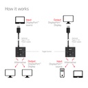 CSV-1009 DisplayPort™ 2-in-1 Bi-directional Switch 8K