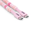 USB-C® Beaded Cable Pink