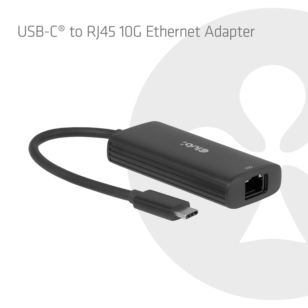 CAC-2531 USB-C® to RJ45 10G Ethernet Adapter M/F