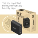 Travel Charger 100W GaN technology, Four port USB -A(2x) and -C®(2x), Power Delivery(PD) 3.0 Support