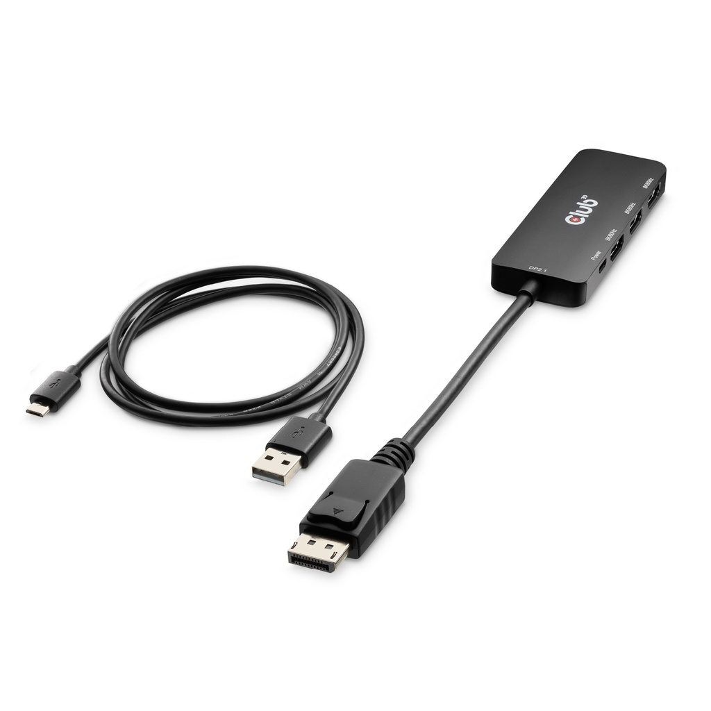 DisplayPort™ to Triple HDMI™ 8K60Hz Hub