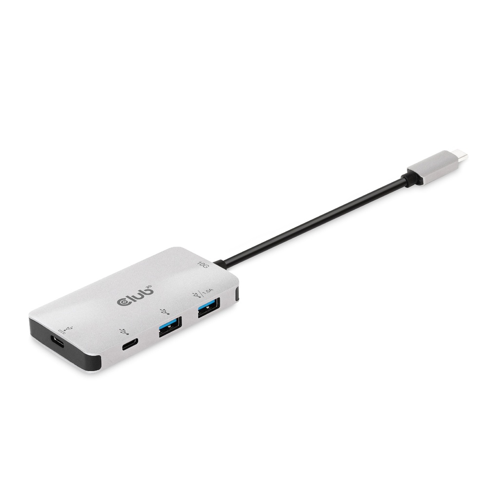 USB-C®5Gbps PD Charging Hub to 2x -C® 10G ports and 2x USB Type-A 10G ports 
