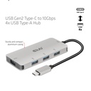 USB-C®10Gbps  to 10Gbps 4x USB Type-A Hub