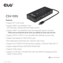 USB-C®5Gbps 7-in-1 hub with 2x HDMI™, 2x USB-A 5Gbps, 1x RJ45, 1x 3.5mm Audio, 1x USB-C® 5Gbps 100W Female port