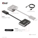 MST hub DisplayPort™ 1.4 to DisplayPort™ + HDMI™ 4K60Hz M/F 