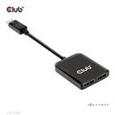 Multistream Transport (MST) Hub DisplayPort™ 1.4 to DisplayPort™ Dual Monitor 4K60Hz M/F