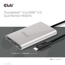 Thunderbolt™ 3 to HDMI™ Dual Monitor 4K60Hz 