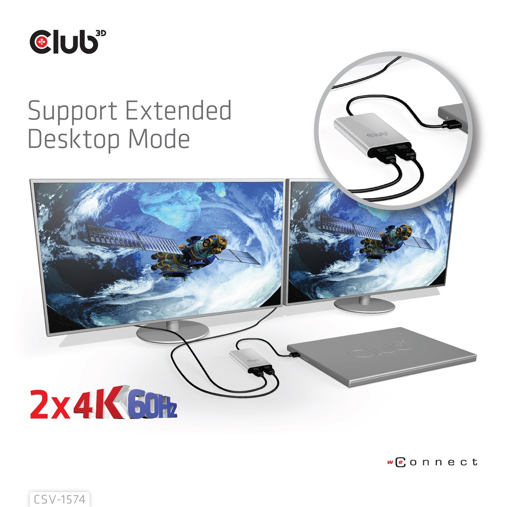 Thunderbolt™ 3 to HDMI™ Dual Monitor 4K60Hz 
