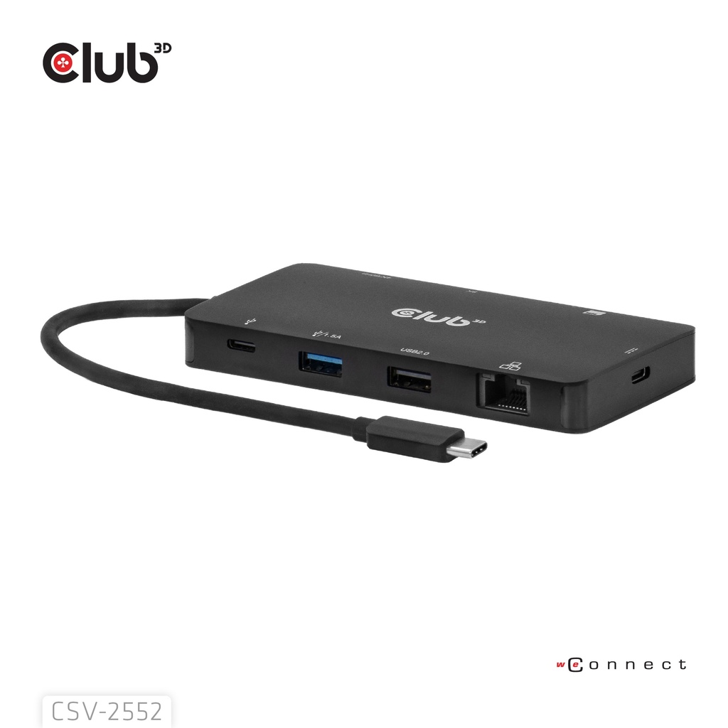 9-1 Dual HDMI™ USB-C® Hub PD3.0 100W