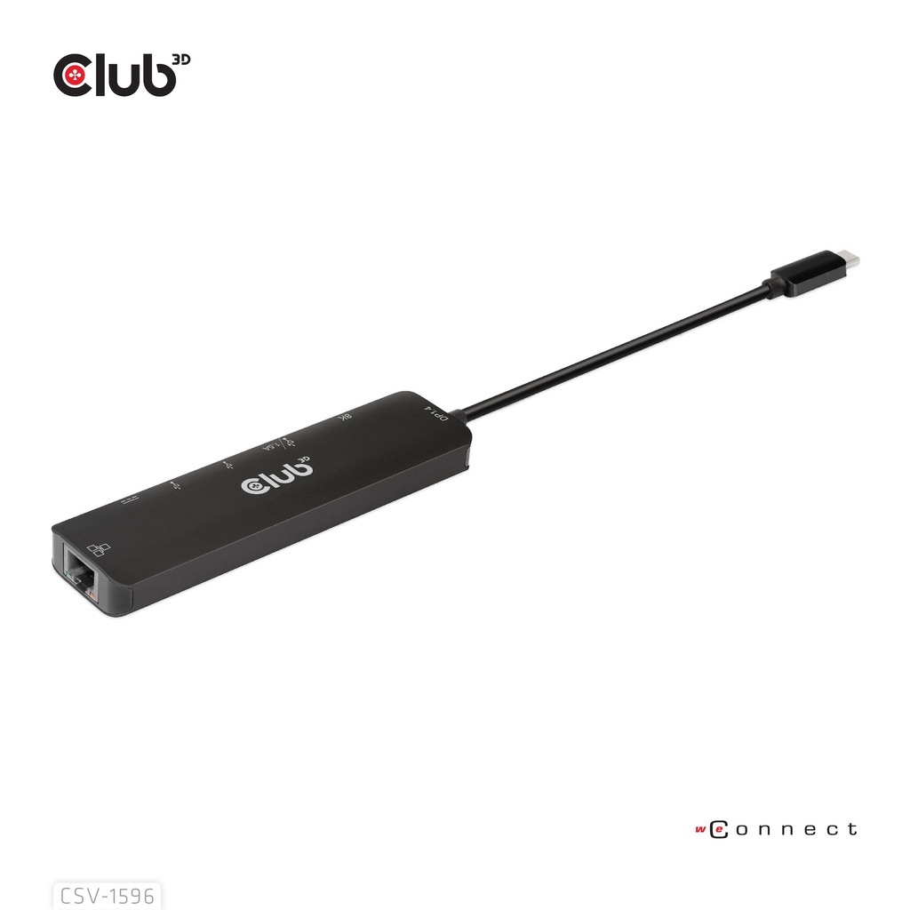 USB-C®5Gbps 6-in-1 Hub with HDMI™ 8K30Hz-4K120Hz, 2xUSB Type-A, RJ45 and 2xUSB-C®, Data and PD charging 100 watt