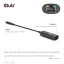 USB-C® to RJ45 Ethernet M/F Adapter