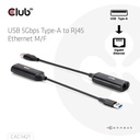 USB-A to RJ45 Ethernet 5G M/F Adapter