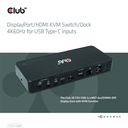 USB-C® KVM Switch to HDMI™ 4k 60Hz DP 4K 60Hz