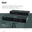 USB-C® KVM Switch to HDMI™ 4k 60Hz DP 4K 60Hz