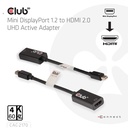 Mini DisplayPort™ 1.2 to HDMI™ 2.0 UHD Active Adapter