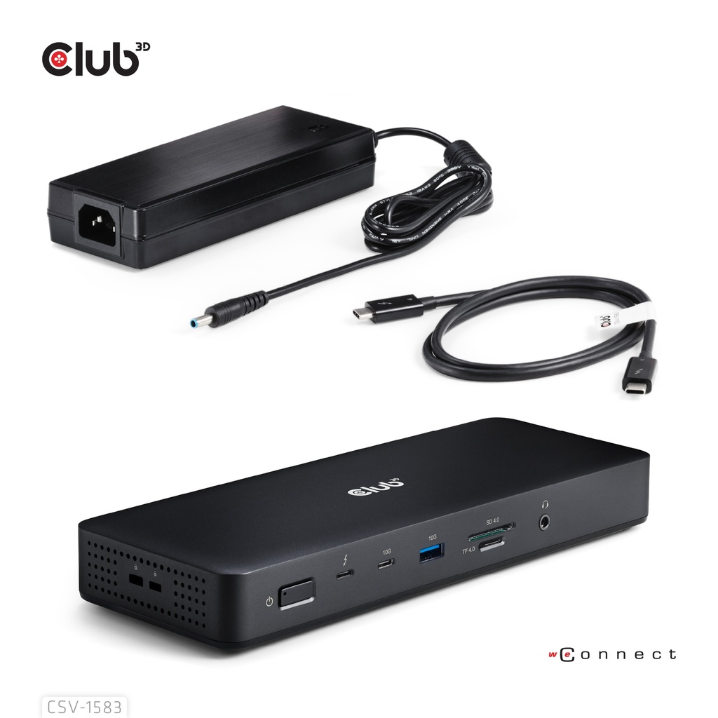 Thunderbolt™ 4 16-in-1 Quadra Displays Docking Station