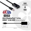 Mini DisplayPort™ 1.4 to HDMI™ 2.0b HDR