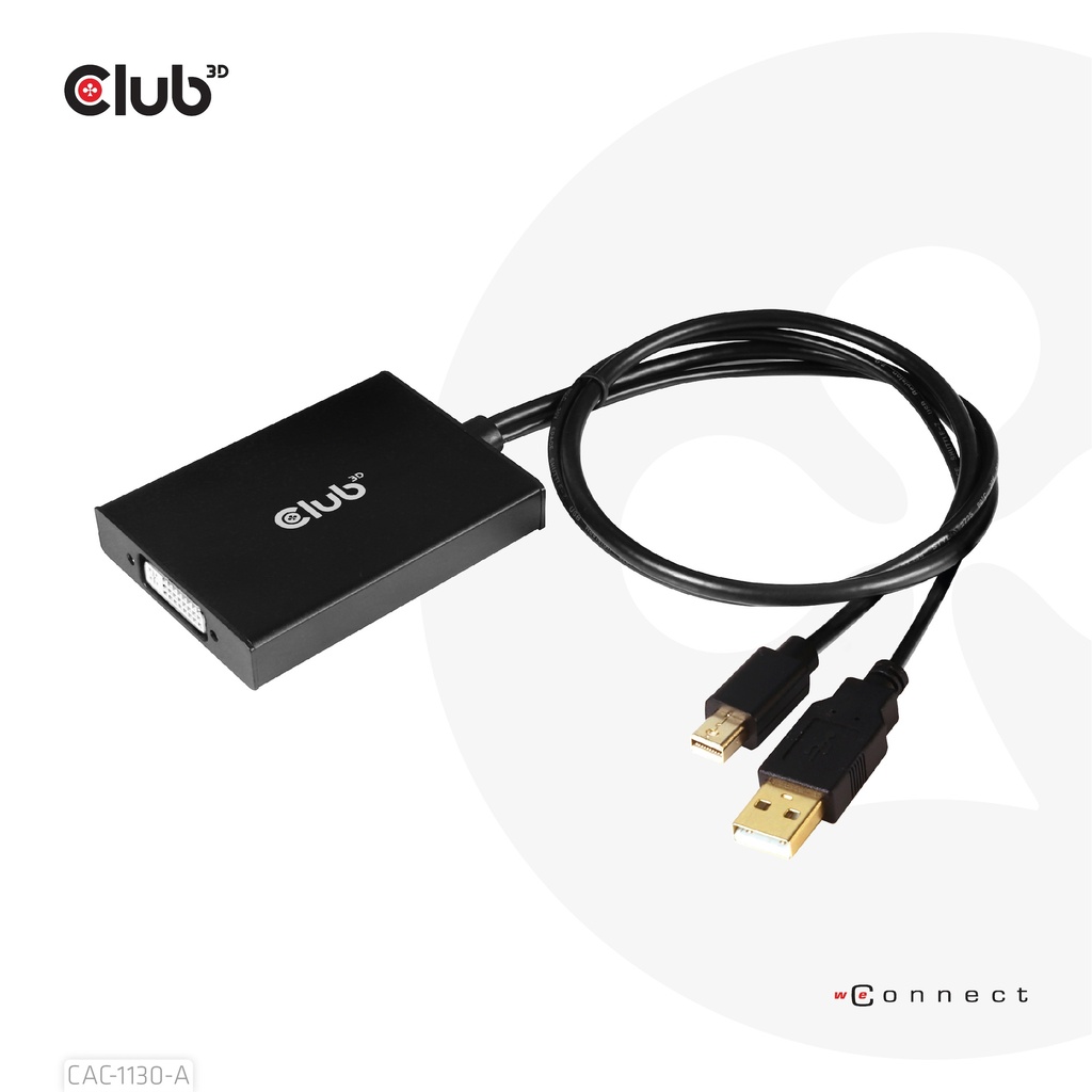Mini DisplayPort™ to Dual Link DVI, HDCP OFF version for Apple Cinema Displays Active Adapter