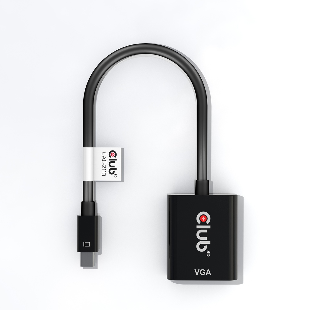 MiniDisplayPort™ to VGA Black Active Adapter M/F