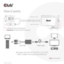 VGA and USB-A to HDMI™ Adapter with Pigtail M/F 0.6m/1.97ft 28AWG